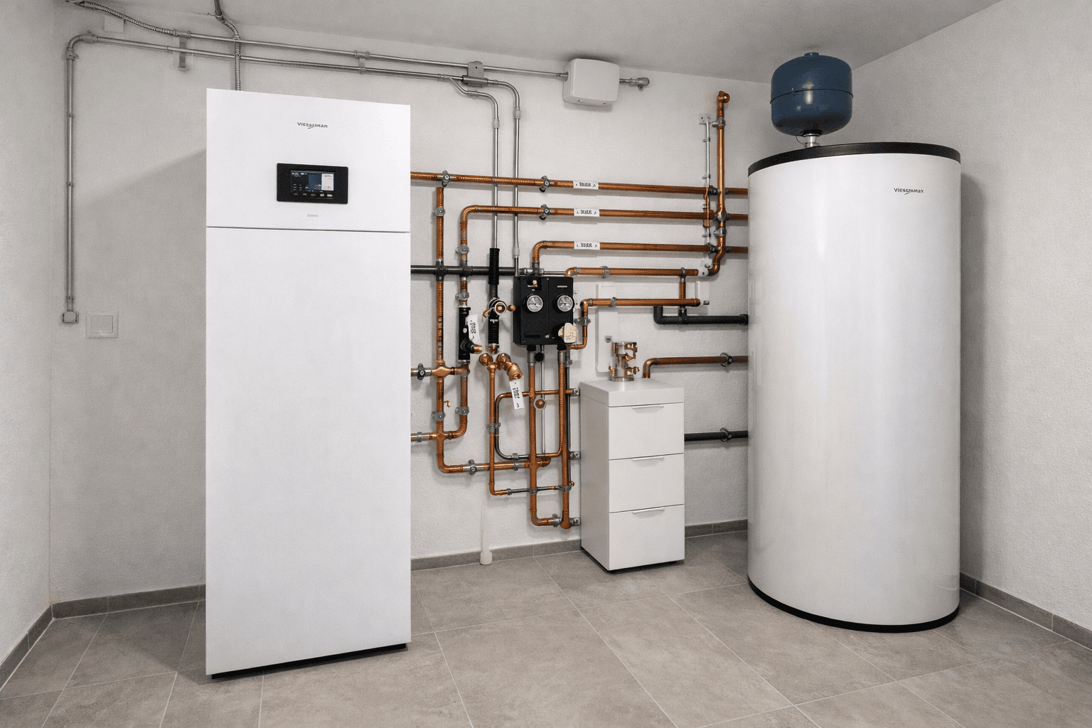 Effiziente Wärmepumpen-Installation